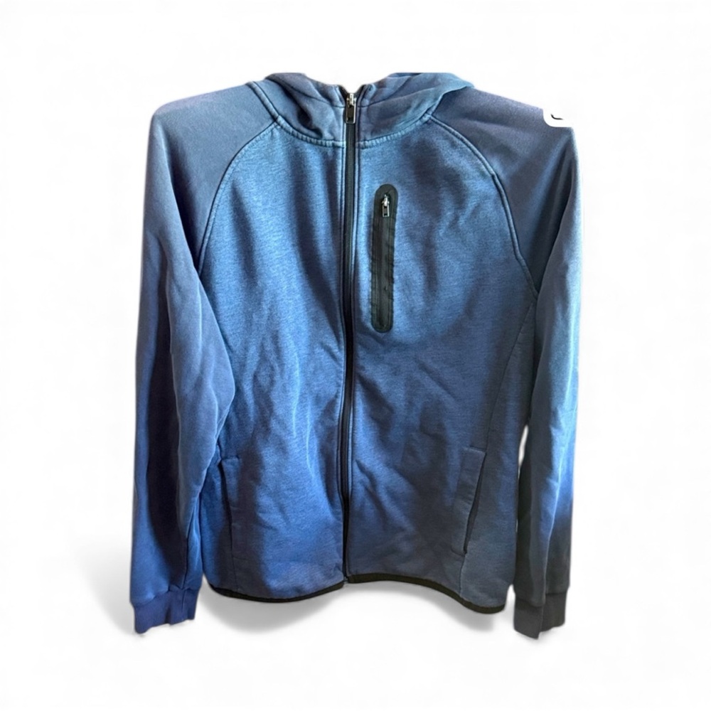 Apt. 9 Navy Zip-Up Jacket Mens Casual Zip Up Lightweight Outerwear Pre-Owned